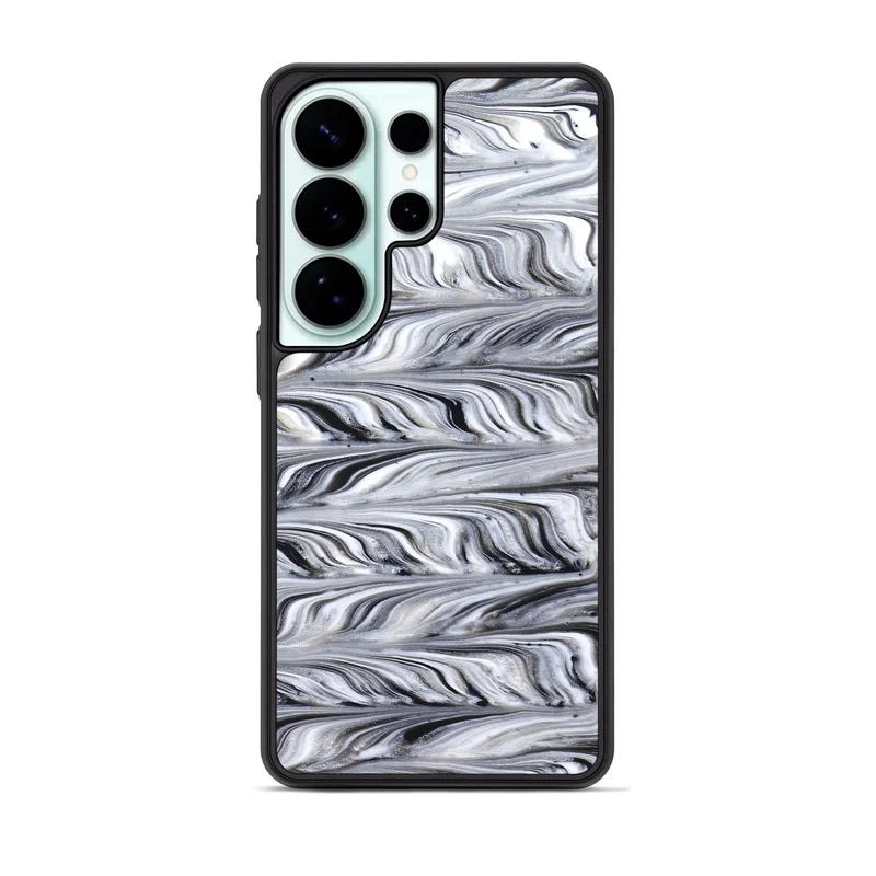 Galaxy S26 Ultra ResinArt Phone Case - Araya (Black & White, 830031)