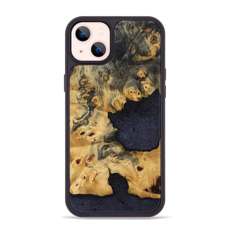 iPhone 14 Plus Wood Phone Case - Helene (Wood Burl, 830025)