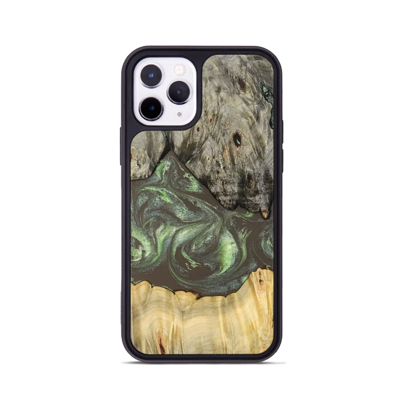 iPhone 11 Pro Wood Phone Case - Arlo (Green, 829982)