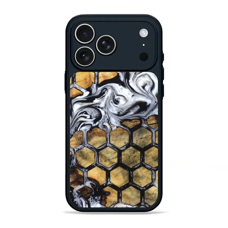 iPhone 17 Pro Max Wood Phone Case - Olive (Pattern, 829965)