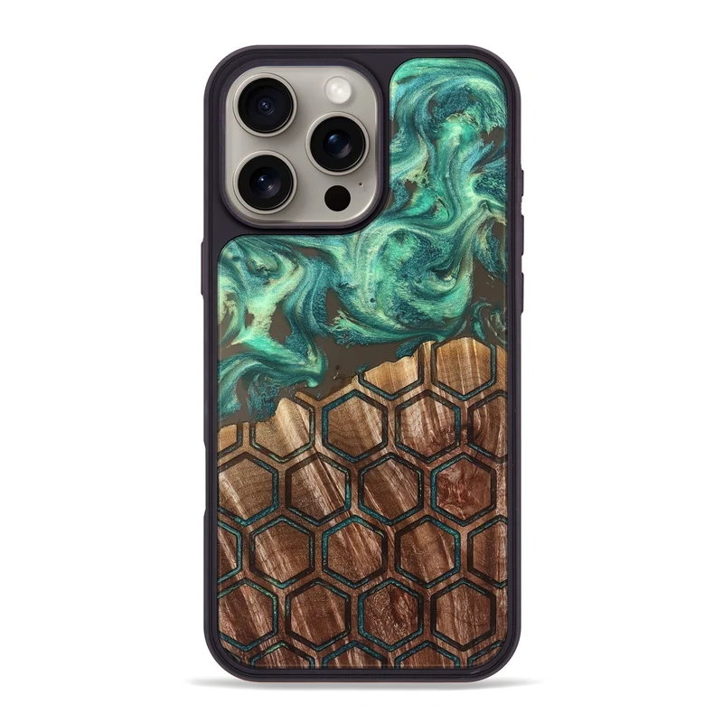 iPhone 16 Pro Max Wood Phone Case - Duncan (Pattern, 829967)
