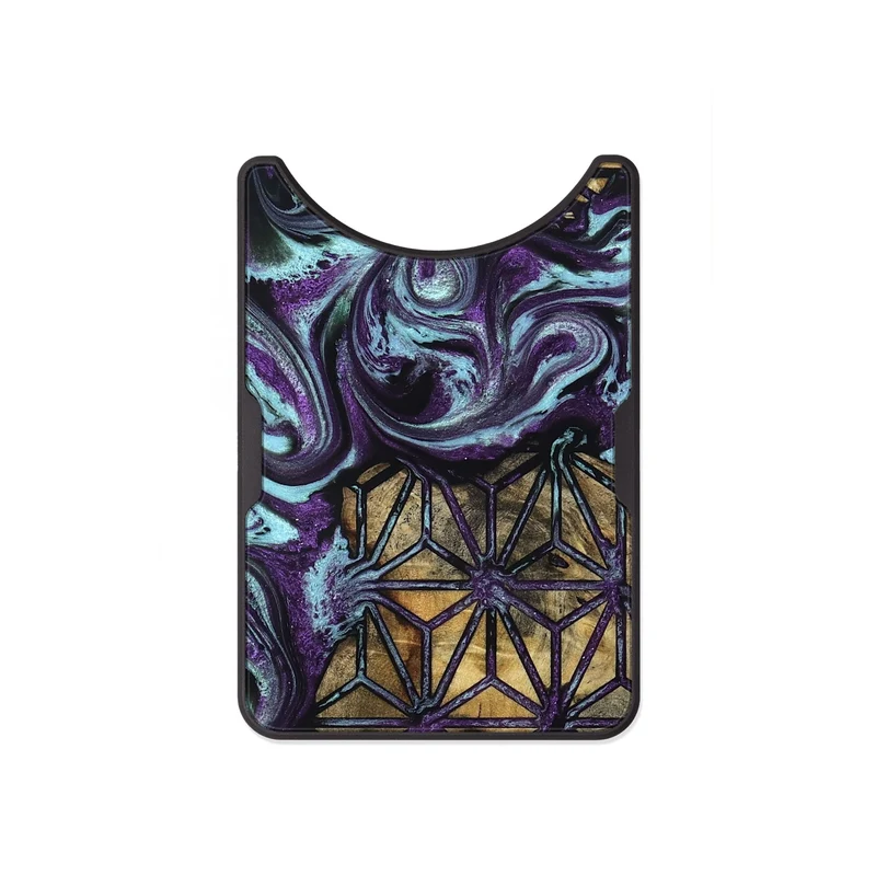 Alloy Wood Wallet - Leota (Pattern, 829957)