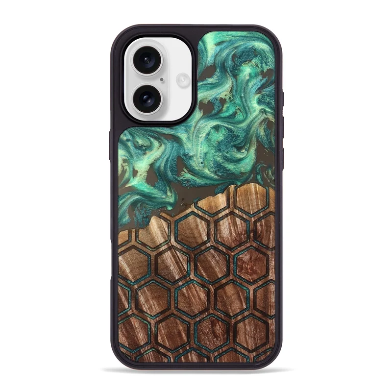 iPhone 16 Plus Wood Phone Case - Duncan (Pattern, 829967)