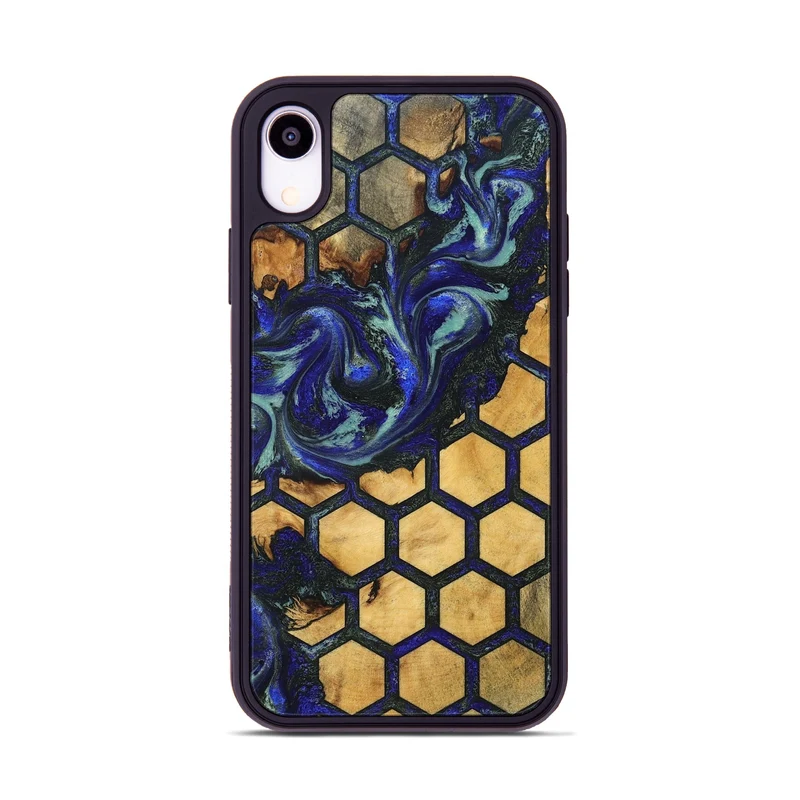 iPhone Xr Wood Phone Case - Alonza (Pattern, 829966)