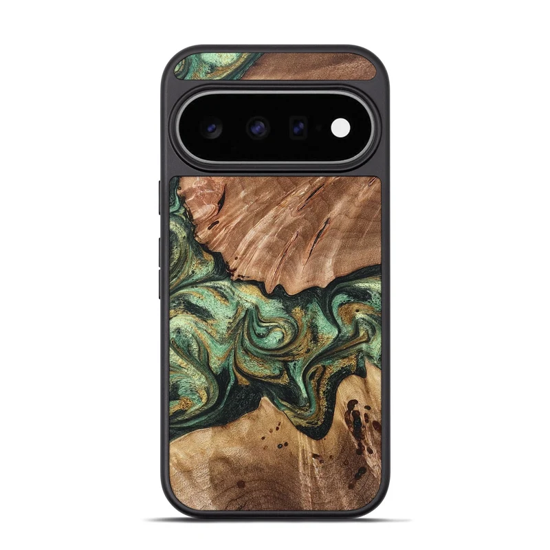 Pixel 11 Pro Wood Phone Case - Shelbi (Green, 829986)