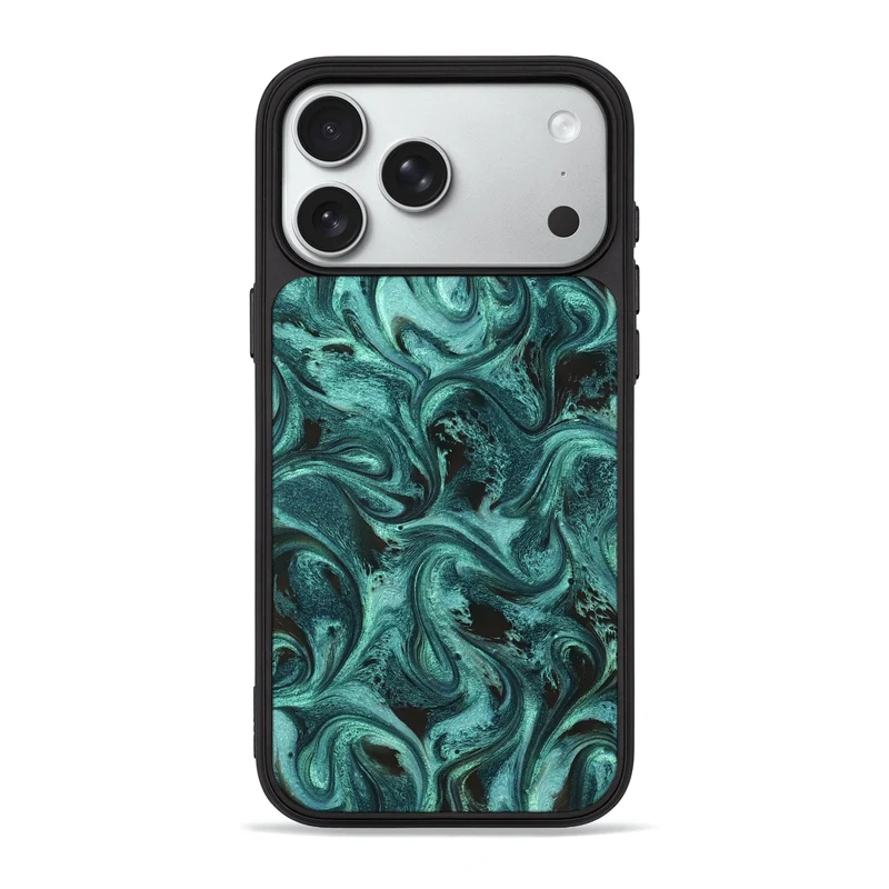 iPhone 18 Pro Max ResinArt Phone Case - Kiaan (Green, 829970)
