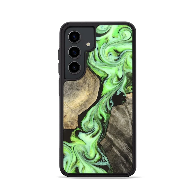 Galaxy S24 Wood Phone Case - Jasen (Neon, 829984)