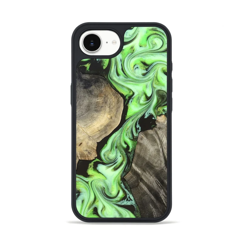 iPhone 16e Wood Phone Case - Jasen (Neon, 829984)