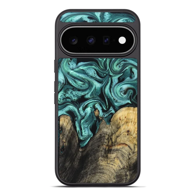 Pixel 11 Pro XL Wood Phone Case - Omarion (Green, 829977)