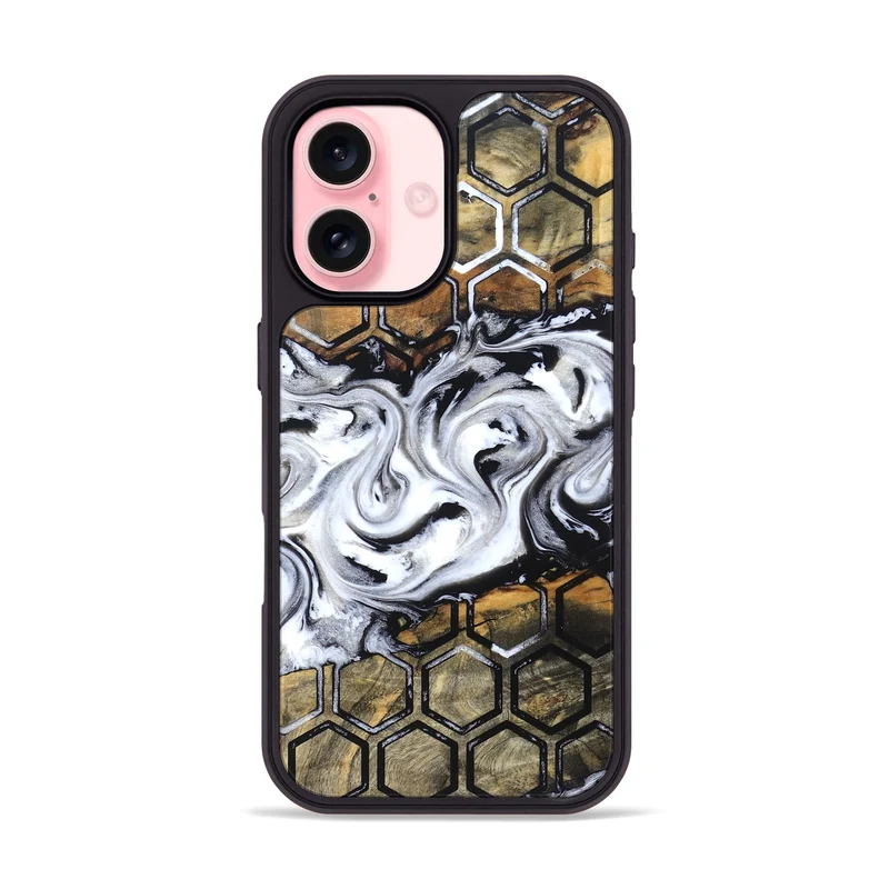 iPhone 16 Wood Phone Case - Mabelle (Pattern, 829959)