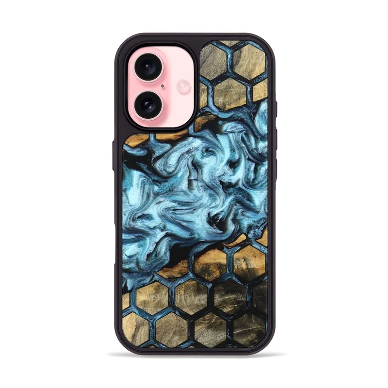 iPhone 16 Wood Phone Case - Eliel (Pattern, 829958)