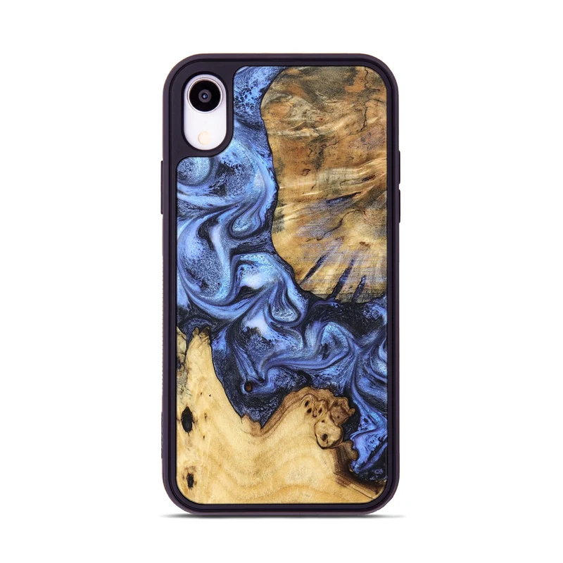 iPhone Xr Wood Phone Case - Nala (Blue, 829953)