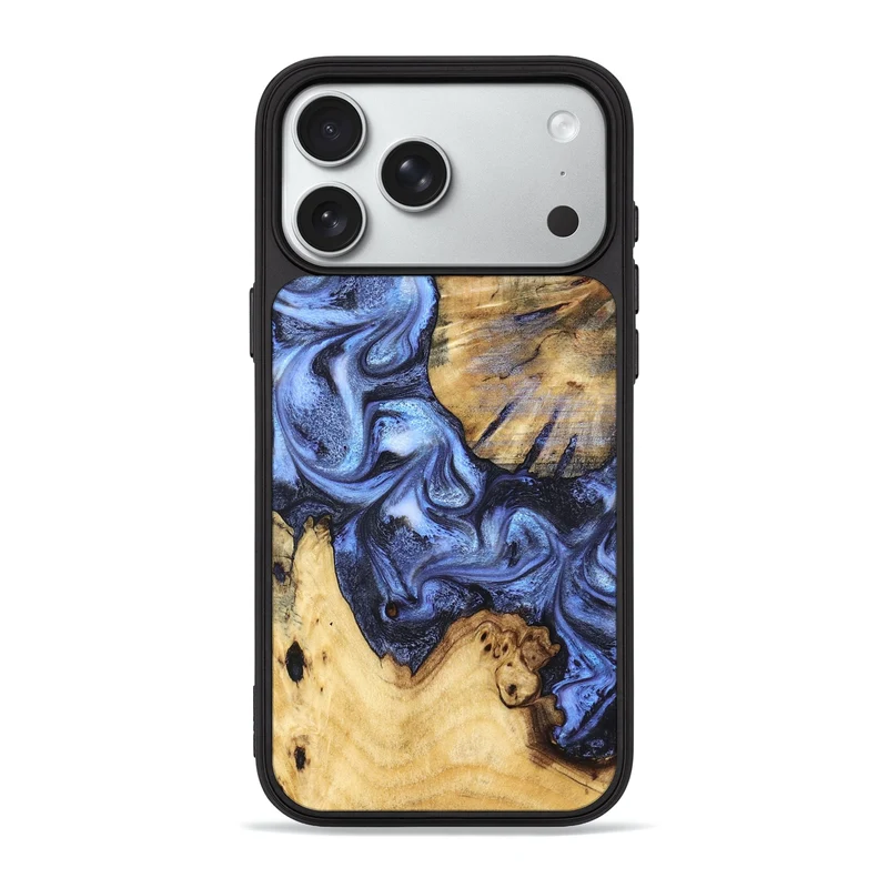 iPhone 18 Pro Max Wood Phone Case - Nala (Blue, 829953)