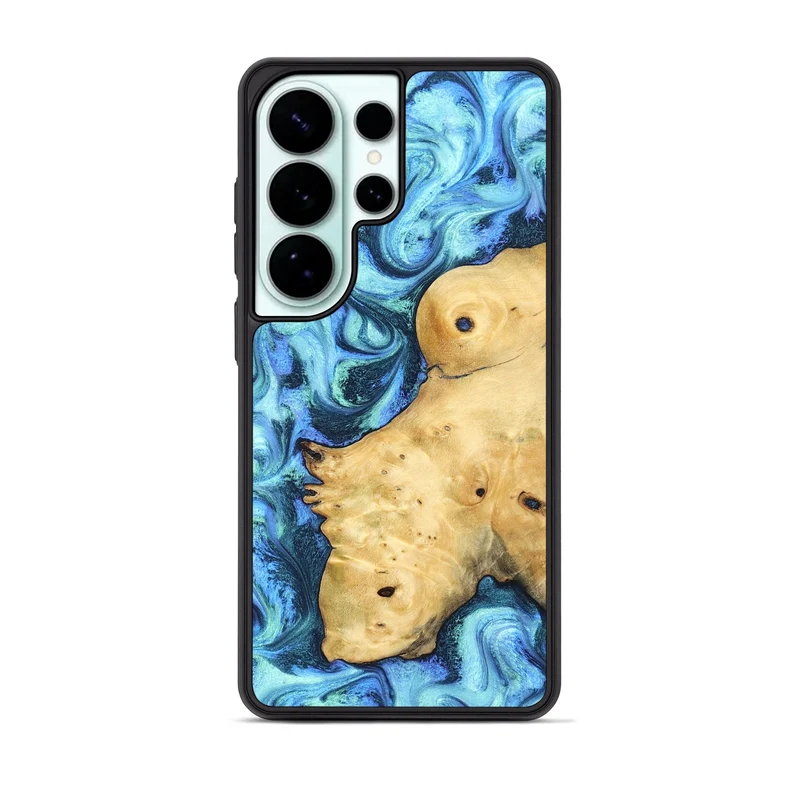 Galaxy S26 Ultra Wood Phone Case - Stacey (Blue, 829950)