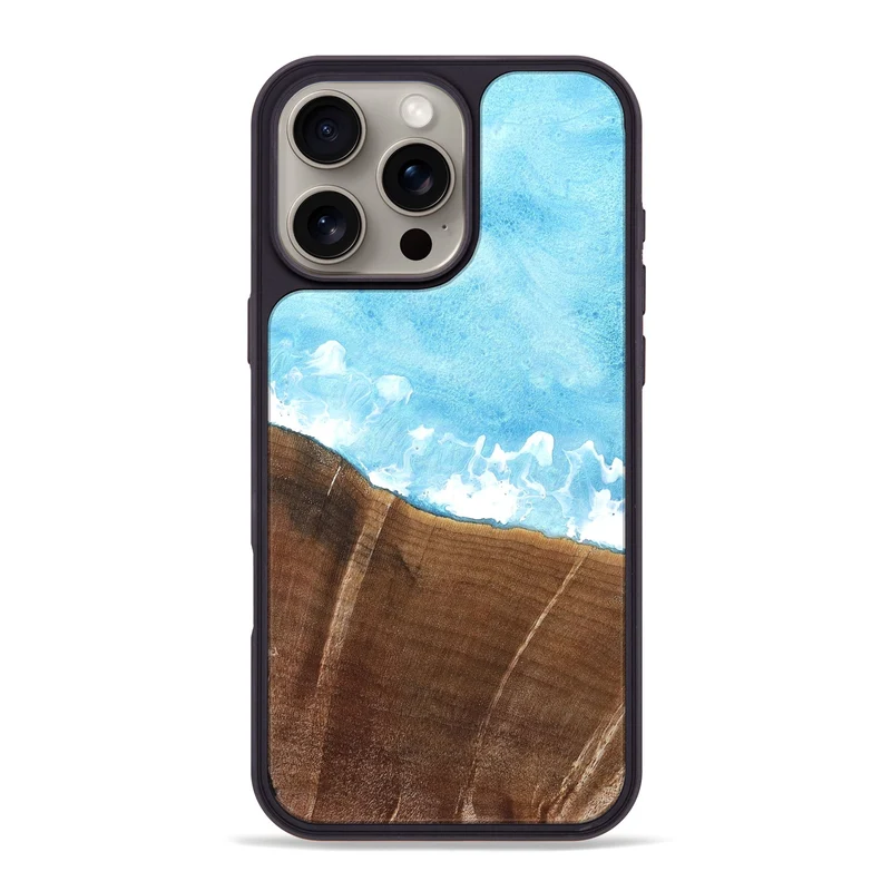iPhone 16 Pro Max Wood Phone Case - Rosia (Coastal, 829939)
