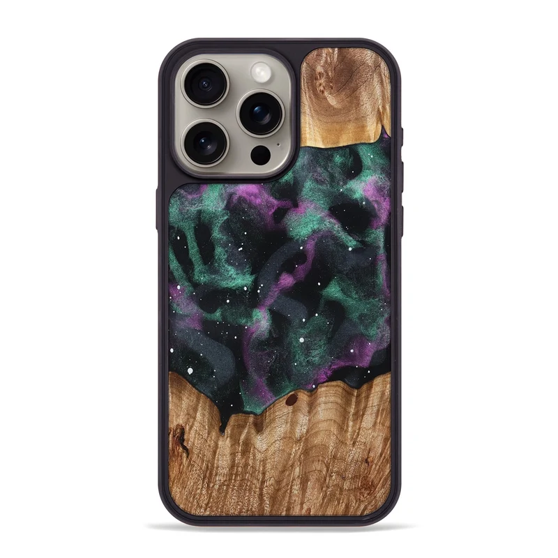 iPhone 15 Pro Max Wood Phone Case - Spring (Cosmos, 829900)
