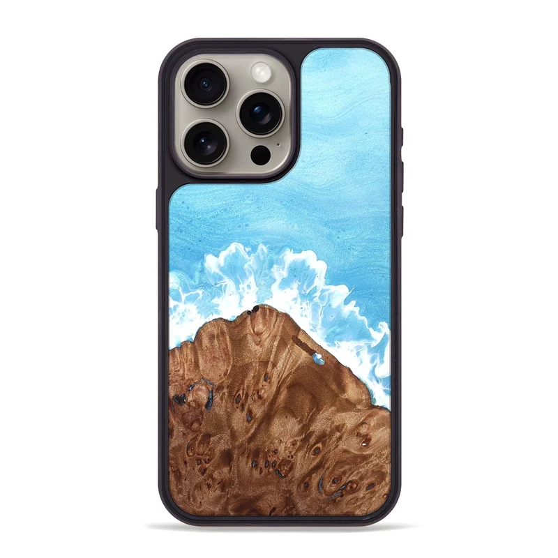 iPhone 15 Pro Max Wood Phone Case - Judi (Coastal, 829921)