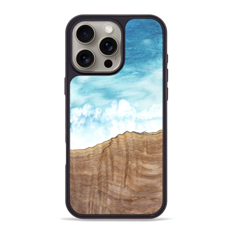 iPhone 16 Pro Max Wood Phone Case - Nori (Coastal, 829922)