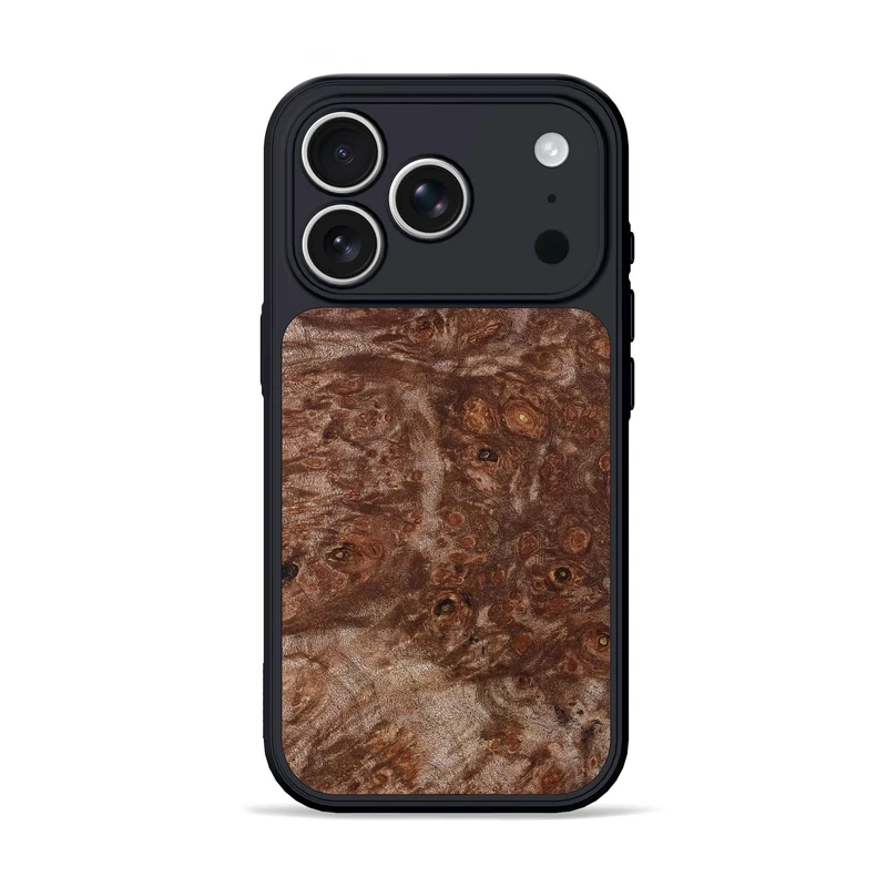 iPhone 17 Pro Wood Phone Case - Jacque (Wood Burl, 829992)