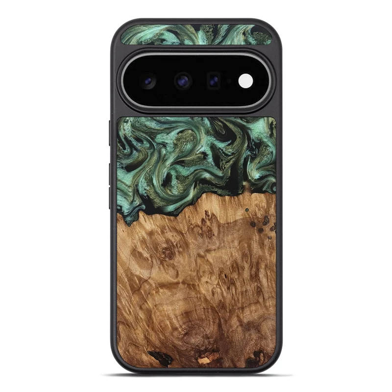 Pixel 11 Pro XL Wood Phone Case - Jasmyn (Green, 829976)