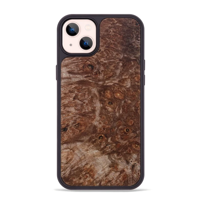 iPhone 14 Plus Wood Phone Case - Jacque (Wood Burl, 829992)