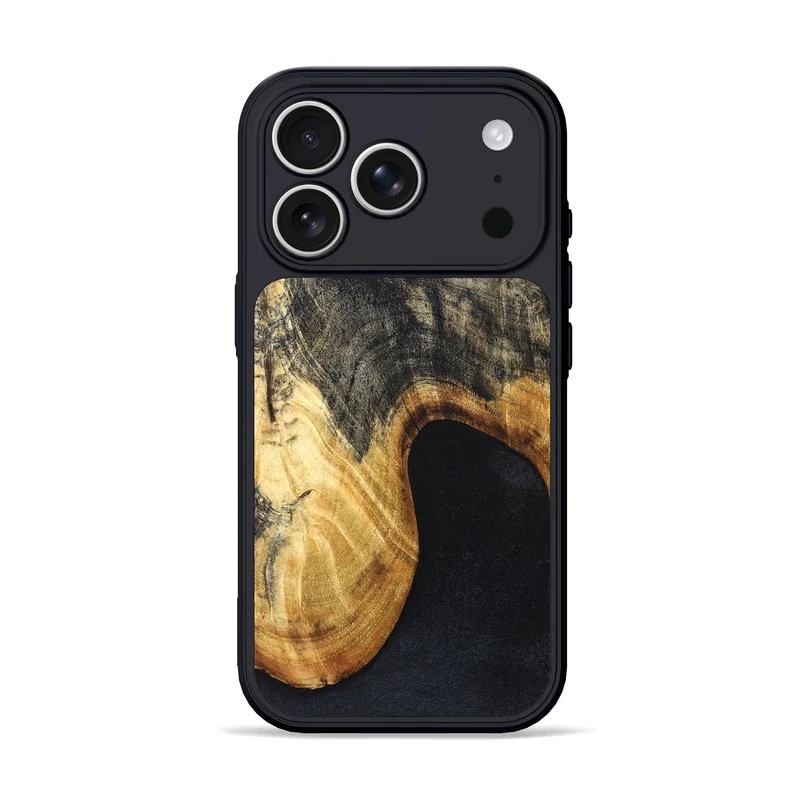 iPhone 17 Pro Wood Phone Case - Milo (Wood Burl, 829990)