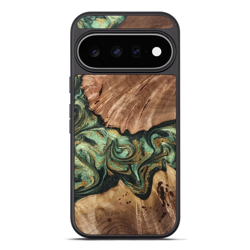 Pixel 11 Pro XL Wood Phone Case - Shelbi (Green, 829986)