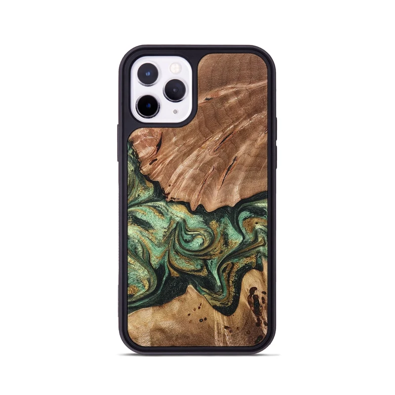 iPhone 11 Pro Wood Phone Case - Shelbi (Green, 829986)