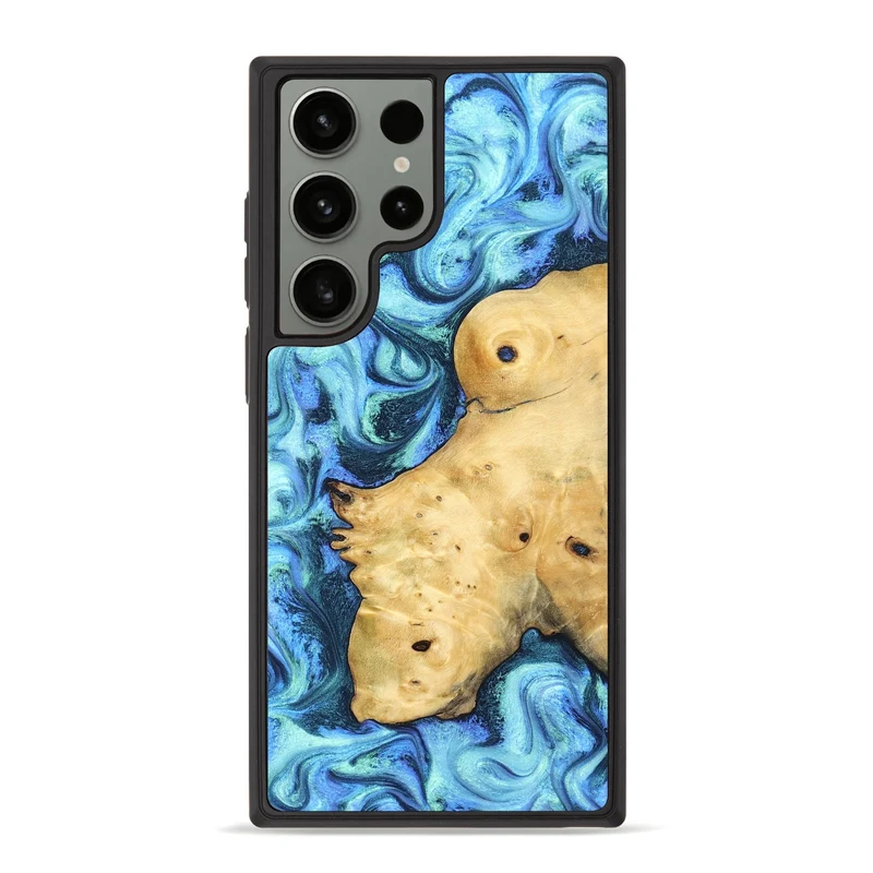 Galaxy S23 Ultra Wood Phone Case - Stacey (Blue, 829950)