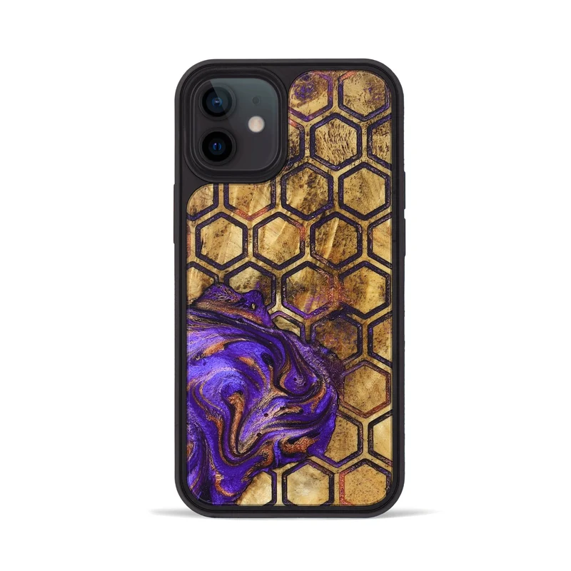 iPhone 12 Wood Phone Case - Arlet (Pattern, 829960)