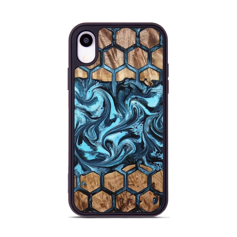 iPhone Xr Wood Phone Case - Iola (Pattern, 829961)
