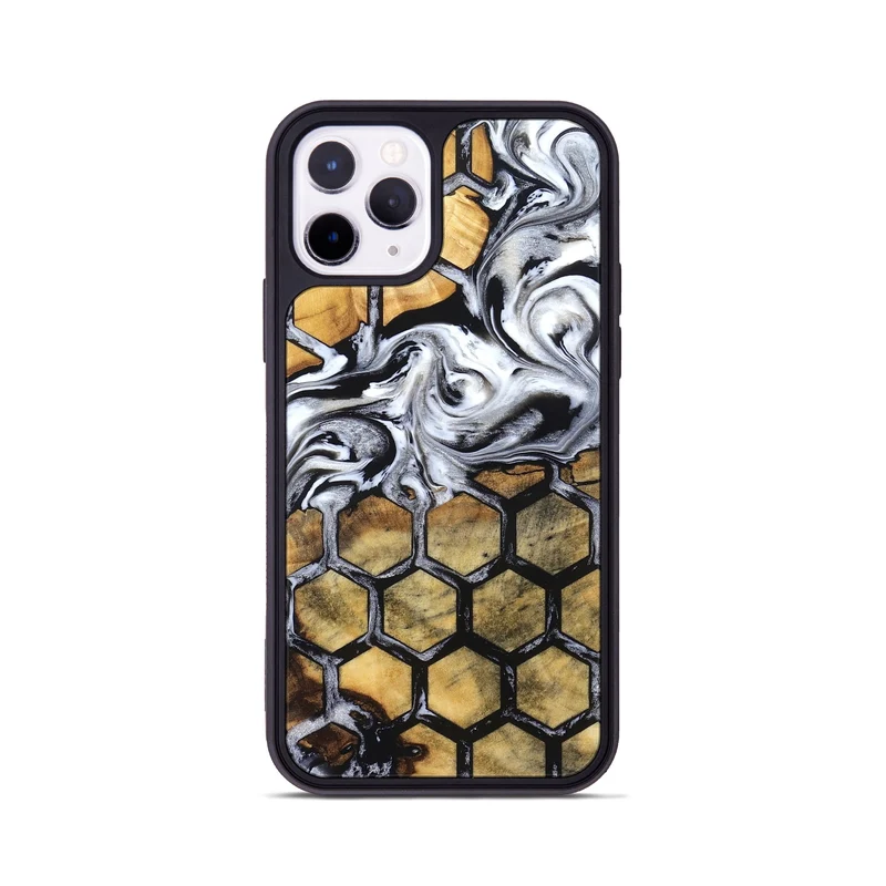 iPhone 11 Pro Wood Phone Case - Olive (Pattern, 829965)