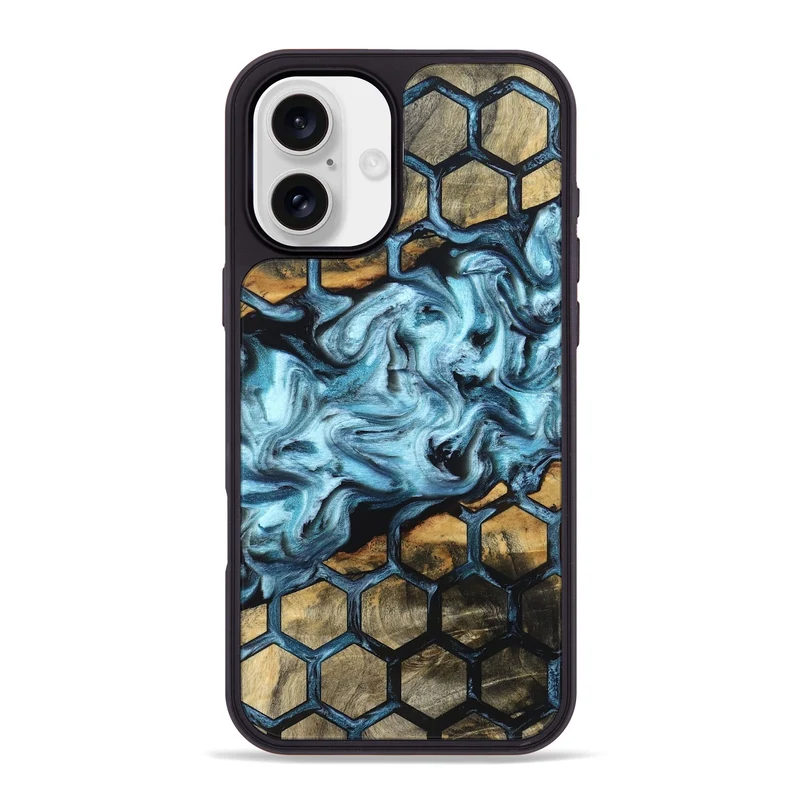 iPhone 16 Plus Wood Phone Case - Eliel (Pattern, 829958)