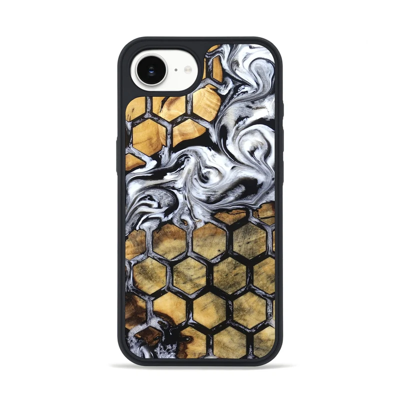 iPhone 16e Wood Phone Case - Olive (Pattern, 829965)