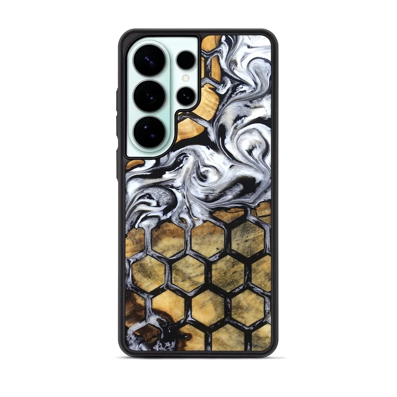 Galaxy S26 Ultra Wood Phone Case - Olive (Pattern, 829965)