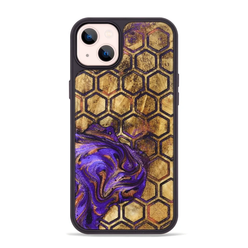 iPhone 14 Plus Wood Phone Case - Arlet (Pattern, 829960)