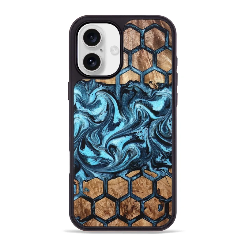 iPhone 16 Plus Wood Phone Case - Iola (Pattern, 829961)