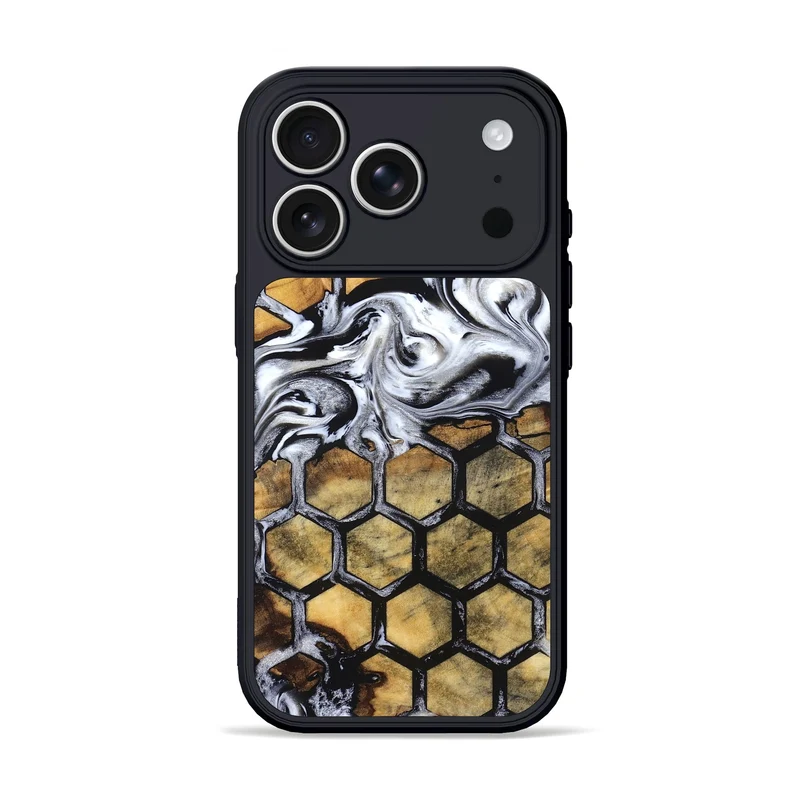 iPhone 17 Pro Wood Phone Case - Olive (Pattern, 829965)
