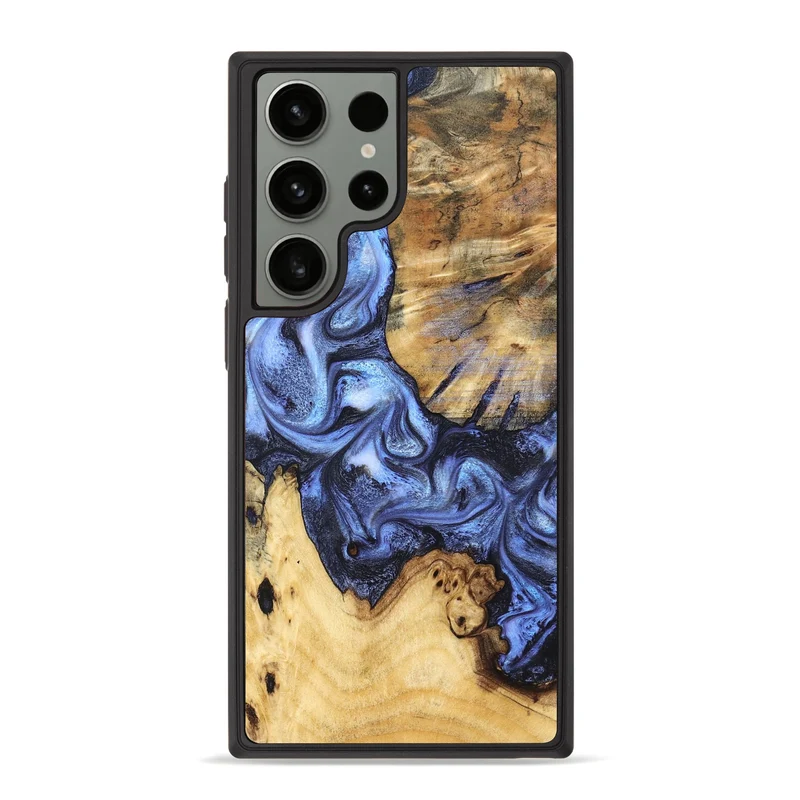 Galaxy S23 Ultra Wood Phone Case - Nala (Blue, 829953)