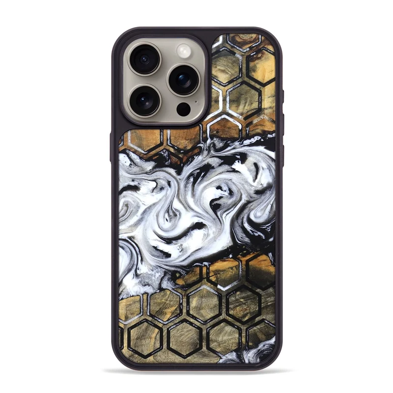 iPhone 15 Pro Max Wood Phone Case - Mabelle (Pattern, 829959)