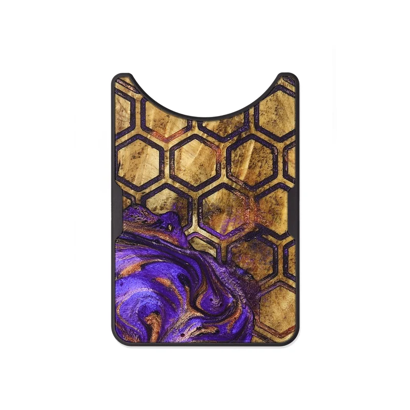 Alloy Wood Wallet - Arlet (Pattern, 829960)
