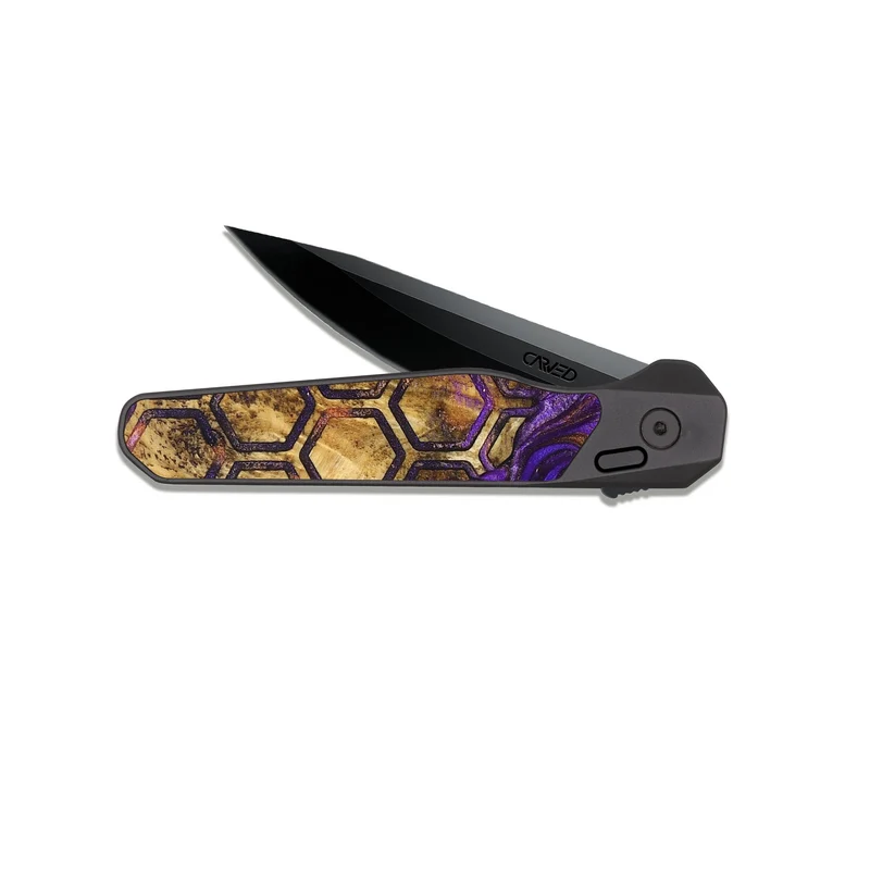 EDC Dark Slate Wood Pocket Knife - Arlet (Pattern, 829960)