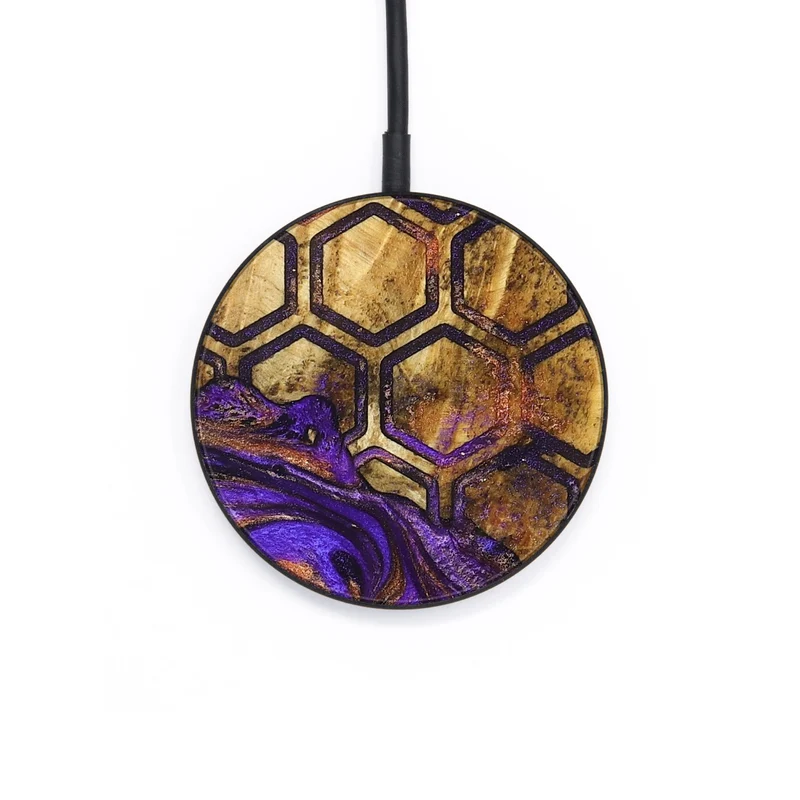 Circle Wood Wireless Charger - Arlet (Pattern, 829960)