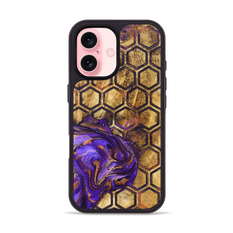 iPhone 16 Wood Phone Case - Arlet (Pattern, 829960)