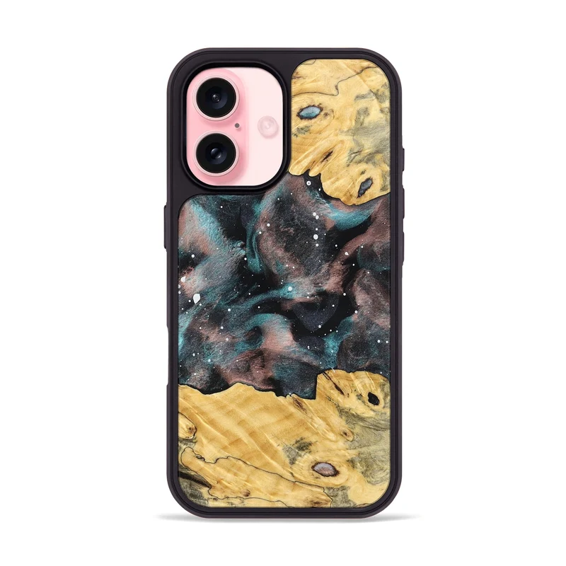 iPhone 16 Wood Phone Case - Kaya (Cosmos, 829917)