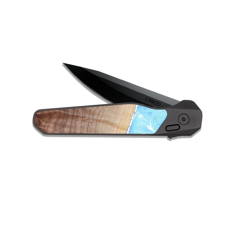 EDC Dark Slate Wood Pocket Knife - Uriah (Coastal, 829927)