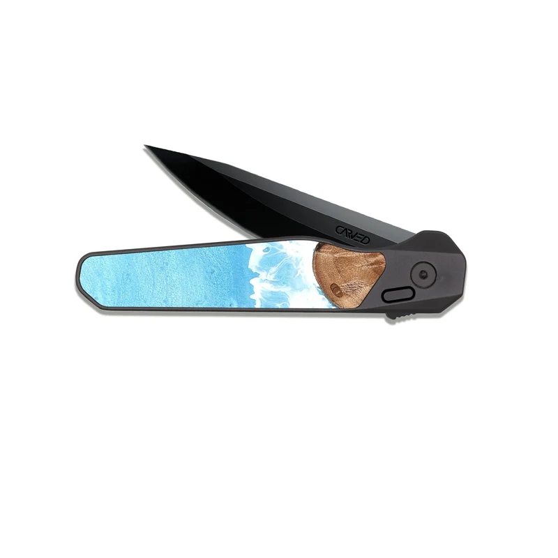 EDC Dark Slate Wood Pocket Knife - Merton (Coastal, 829933)