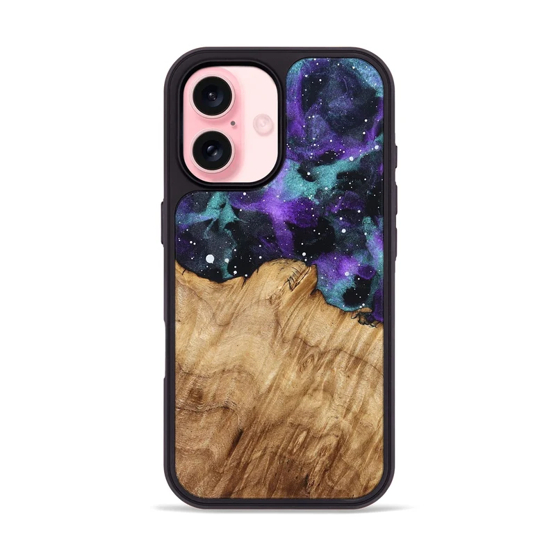 iPhone 16 Wood Phone Case - Icie (Cosmos, 829883)