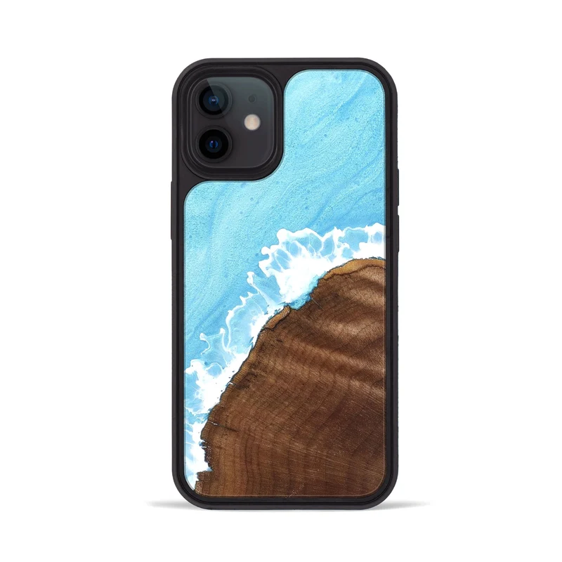 iPhone 12 Wood Phone Case - Yetta (Coastal, 829937)