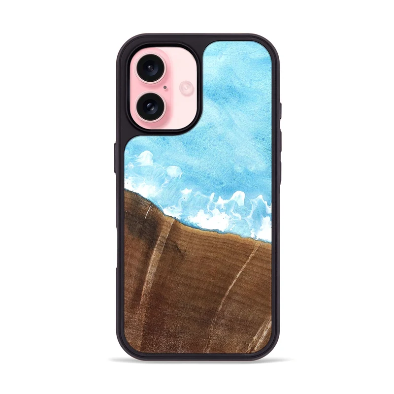 iPhone 16 Wood Phone Case - Rosia (Coastal, 829939)